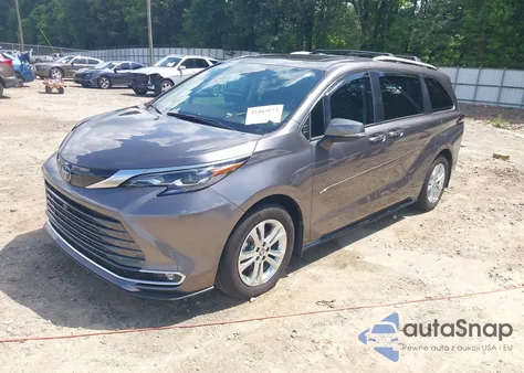 2024 Toyota Sienna Platinum из США, поврежденный, VIN 5TDESKFC0RS133994